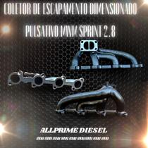 Coletor de escapamento dimensionado MWM 4cc 2.8 Troller, S10.