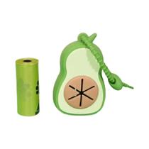 Coletor De Fezes Para Cães Em Forma De Abacate Com Anexo Para Guia E Dispensador De Sacos De Lixo Coletor De Fezes Para Cães Em Forma De Abacate Com Anexo Para Guia E Dispensador De Sacos De Lixo