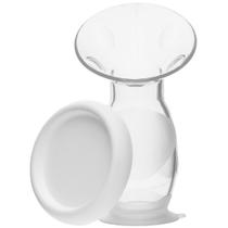 Coletor de Leite Materno Buba Em Silicone Com Ventosa Branco