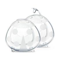 Coletor de leite materno contém 40 ml, 2 peças de silicone macio Coletor de leite materno contém 40 ml, 2 peças de silicone macio