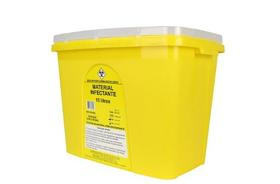 Coletor de Material Perfuro Cortante Rígido 15L - Labor Import