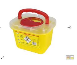 Coletor de Material Perfurocortante em Plástico LABOR IMPORT 3L
