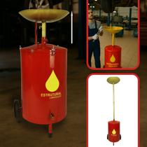 Coletor de Oleo 50L com Carrinho Bandeja de Aço e Altura Regulável - Arkell