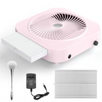 Coletor de pó de unhas Lictin com filtro reutilizável rosa Coletor de pó de unhas Lictin com filtro reutilizável rosa