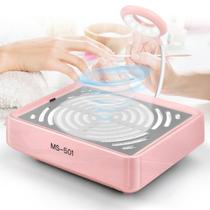 Coletor de pó de unhas SHTALHST com lâmpada para manicure - rosa