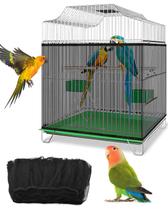 Coletor de sementes para gaiola de pássaros Bissap Universal 150-230 cm de nylon