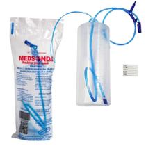 Coletor de urina sist. aberto 1200ml garrafa medsonda kit com 10 unidades Coletor de urina sist. aberto 1200ml garrafa medsonda kit com 10 unidades