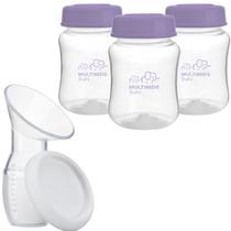 Coletor Extrator De Leite Bomba Manual Silicone Ordenha Pote - Multikids