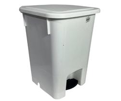 Coletor Lixeira De Pedal 15 Lt Bralimpia Branca Coletor Lixeira De Pedal 15 Lt Bralimpia Branca