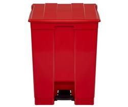 Coletor Lixeira De Pedal 30 Lt Bralimpia Vermelho