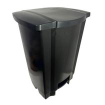 Coletor Lixeira De Pedal 50 Lt Tonk Preto Coletor Lixeira De Pedal 50 Lt Tonk Preto