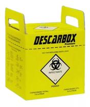 Coletor Material Perfuro Cortante Descarbox 03 Litros 3 Und Coletor Material Perfuro Cortante Descarbox 03 Litros 3 Und