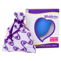 Coletor Menstrual Violeta Cup Azul Tipo B