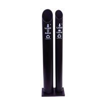 Coletor Para Copos Descartavel Lixeira Pvc Água Café Duplo
