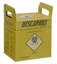 Coletor Para Material Perfurocortante Ecologic 3 Litros Descarbox Kit com 10 Unidades
