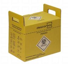 Coletor perfuro cortante amarelo linha ecologic 13 lts descarbox