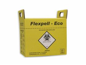 Coletor Perfurocortante 13lt Amarelo Infectante - Eco - Flexpell Coletor Perfurocortante 13lt Amarelo Infectante - Eco - Flexpell