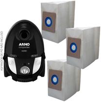 Coletor Saco Descartável P/Aspirador de Pó Arno Compacteo 1600 Kit 09 Un