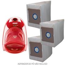 Coletor Saco Descartável P/Aspirador de Pó Arno Triton 1300W Kit c/09un
