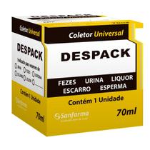 Coletor Universal 70ml Despack Atóxico e Seguro