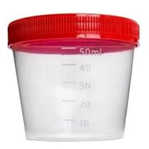 Coletor Universal Esteril S/Pá 50ml pacotes c/ 100 unidades