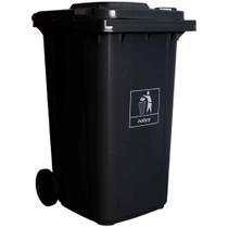 Coletora modelo europeu preto - 120l - NOBRE Coletora modelo europeu preto - 120l - NOBRE
