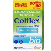Colflex Bio Colágeno Tipo II 90 Comprimidos Sem Sabor