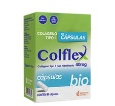 Colflex Colágeno Tipo 2 Não Desnaturado 40mg 60 Cápsulas.