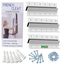 Colgador para Cuadros DaTools Cuña Francesa de 6" de Alta Resistencia con Nivel Colgador para Cuadros DaTools Cuña Francesa de 6" de Alta Resistencia con Nivel