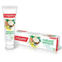 Colgate creme dental natural extracts detox sabor coco e gengibre com 90g