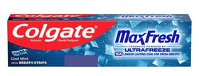 Colgate MaxFresh Ultrafreeze Creme Dental Refrescante - 206g Importado