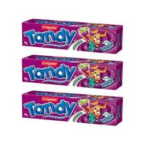 Colgate Tandy Gel Dental - Uva 50g - KIT c/ 3 UN