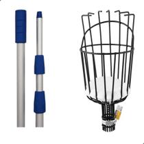 Colhedor de Frutas com Cabo Extensor Alumínio 4,5 Metros