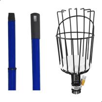 Colhedor de Frutas com Cabo Extensor Metal 3 Metros Colhedor de Frutas com Cabo Extensor Metal 3 Metros