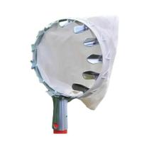 Colhedor De Frutas Telescópico Em Aço Inoxidável Para Altas Altitudes Com Bolsa, Ferramenta Para