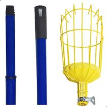 Colhedor para Frutas com Cabo Extensor Metal 3 Metros Colhedor para Frutas com Cabo Extensor Metal 3 Metros