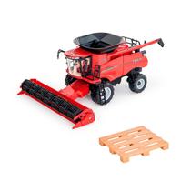 Colheitadeira de Grãos Case Axial-flow Mini Tratores 1:42 Brinquedo Infantil Carrinho Fazenda - Usual Brinquedos