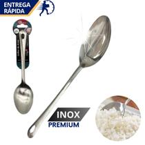 Colher 100% Inox Profissional Premium 26cm Para Servir Cozinha Restaurante