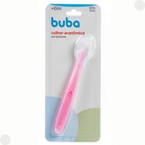Colher Anatômica em Silicone + 6m Rosa 6141 - Buba Colher Anatômica em Silicone + 6m Rosa 6141 - Buba
