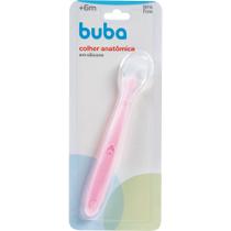 Colher Anatômica Em Silicone Buba Rosa