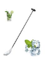 Colher Bailarina 30 CM Inox Para Drinks Sucos Colher Para Jarra Bartender Caipirinha Bebida Coquetel