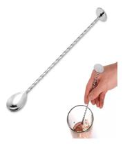 Colher Bailarina Coquetel Drinks Inox 25cm Bebida Barman Gin