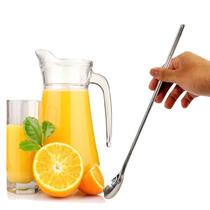 Colher Bailarina em Aço inox 30cm Drinks Sucos