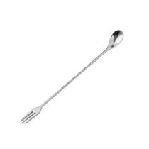 Colher Bailarina em Aço Inox Com Mini Garfo 30cm Frigopro Colher Bailarina em Aço Inox Com Mini Garfo 30cm Frigopro
