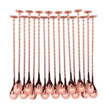 Colher Bailarina em Inox Rosé com Disco na Ponta 100un Colher Bailarina em Inox Rosé com Disco na Ponta 100un