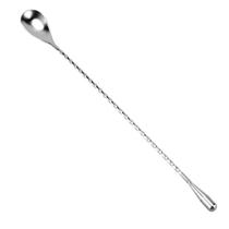 Colher Bailarina Espiral de Aço Inox P/ Drinks 30cm Colher Bailarina Espiral de Aço Inox P/ Drinks 30cm