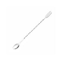 Colher Bailarina Garfo Tridente Inox Drink Sucos Bartender 30cm Colher Bailarina Garfo Tridente Inox Drink Sucos Bartender 30cm