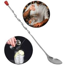 Colher Bailarina Longa 28cm Metal Misturador De Drinks Colher Bailarina Longa 28cm Metal Misturador De Drinks