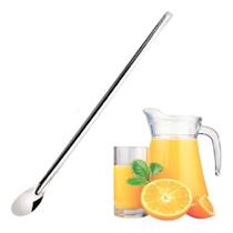 Colher Bailarina Mexer Suco Refresco Caipirinha Drinks 30cm Colher Bailarina Mexer Suco Refresco Caipirinha Drinks 30cm