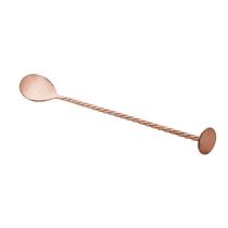 Colher Bailarina Suco Drink Aço Inox Tress Rosé 26cm Lyor